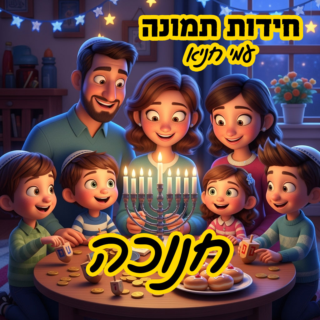 שער חוברת חידות חנוכה עמי חניא